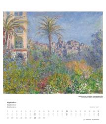 DUMONT - Impressionismus 2025 Wandkalender, 34,5x40cm, Kunstkalender mit zwölf bedeutenden Werken aus der Sammlung Hasso Plattner, mit Erläuterungen über Museum und Werke auf einem Extrablat