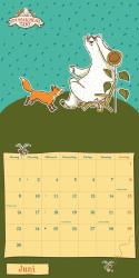 DUMONT - Schule der magischen Tiere 2025 Broschürenkalender, 30x30cm, Wandkalender für Kinder - und Familie, mit Schulferien- und Stundenplan