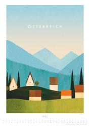 DUMONT - Travelposter 2025 Wandkalender, 50x70cm, Posterkalender mit zwölf neuen Bilder des Travelposter-Künstlers Henry Rivers, minimalistisch, modern und schlicht