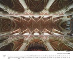 DUMONT - Gewölbe des Himmels 2025 Wandkalender, 60x50cm, Fotokunst-Kalender mit Decken in Kirchen und Sakral-Bauten, fotografiert von Florian Monheim, mit Spiralbindung