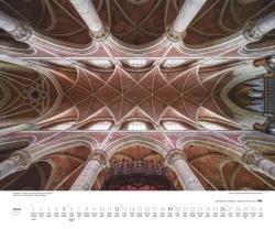 DUMONT - Gewölbe des Himmels 2025 Wandkalender, 60x50cm, Fotokunst-Kalender mit Decken in Kirchen und Sakral-Bauten, fotografiert von Florian Monheim, mit Spiralbindung