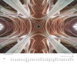 DUMONT - Gewölbe des Himmels 2025 Wandkalender, 60x50cm, Fotokunst-Kalender mit Decken in Kirchen und Sakral-Bauten, fotografiert von Florian Monheim, mit Spiralbindung