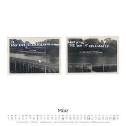 Max Kersting: DUMONT - Max Kersting: Auf der Suche nach Trouble 2025 Wandkalender, 23x23cm, Kalender mit gestellten und absurden Schnappschüssen aus dem Familienalbum, witziger Kalender von Max Kersting