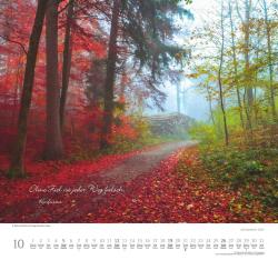 DUMONT - Achtsamkeit 2025 Wandkalender, 38x35,5cm, Fotokunst-Kalender mit Sinnsprüchen, schönen Bildern und den wichtigsten Feiertagen, mit Spiralbindung