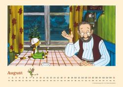 DUMONT - Pettersson & Findus 2025 Wandkalender, 42x29,7cm, Kalender von Sven Nordqvist, mit schönsten Szenen von Pettersson und Kater Findus