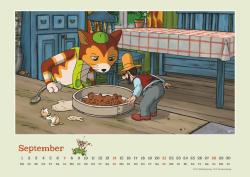 DUMONT - Pettersson & Findus 2025 Wandkalender, 42x29,7cm, Kalender von Sven Nordqvist, mit schönsten Szenen von Pettersson und Kater Findus