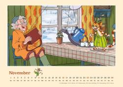 DUMONT - Pettersson & Findus 2025 Wandkalender, 42x29,7cm, Kalender von Sven Nordqvist, mit schönsten Szenen von Pettersson und Kater Findus