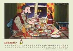 DUMONT - Pettersson & Findus 2025 Wandkalender, 42x29,7cm, Kalender von Sven Nordqvist, mit schönsten Szenen von Pettersson und Kater Findus