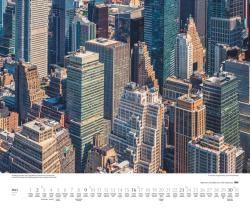 DUMONT - Über den Dächern von New York 2025 Wandkalender, 60x50cm, Fotokunst-Kalender mit einzigartigen Aussichten auf New York, Aufnahmen in hoher Qualität, mit Spiralbindung