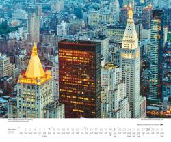 DUMONT - Über den Dächern von New York 2025 Wandkalender, 60x50cm, Fotokunst-Kalender mit einzigartigen Aussichten auf New York, Aufnahmen in hoher Qualität, mit Spiralbindung