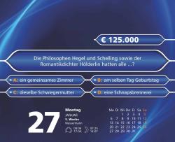 DUMONT - Wer wird Millionär 2025 Tagesabreißkalender, 14,5x11,8cm, Rate-Kalender mit 313 Fragen und Antworten, Kalender zur erfolgreichsten Quizshow, neues Format, mit Erklärungen zu den Ant