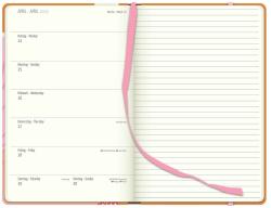 DUMONT - Emmy Lupin 2025 Wochen-Notizkalender, 9x14cm, Taschen-Kalender mit Verschlussband & Falttasche, mit vielen nützlichen Sonderseiten