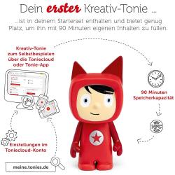 TONIES Toniebox Starter-Set inkl. Kreativ-Tonie rot