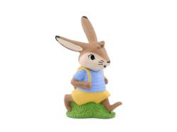 Figur eines Hasen in blauer Kleidung. Dazu ein Buch mit dem Titel 'DIE neue Häsenschule'.