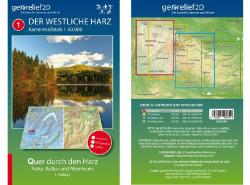 Mario Engelhardt: Wanderkarte Der Westliche Harz 1:50.000