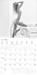 Alpha Edition - Feminine 2025 Broschürenkalender, 30x30cm, Wandkalender mit Platz für Notizen und Termine, erotische Bilder, Monatsübersicht