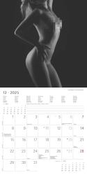 Alpha Edition - Feminine 2025 Broschürenkalender, 30x30cm, Wandkalender mit Platz für Notizen und Termine, erotische Bilder, Monatsübersicht