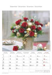 Alpha Edition - Rosenträume 2025 Bildkalender, 23,7x34cm, Wandkalender mit Platz für Notizen und vielen Infos, schöne Rosen-Bilder, deutsches Kalendarium und Ferientermine DE/AT/CH