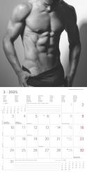 Alpha Edition - Masculine 2025 Broschürenkalender, 30x30cm, erotischer Wandkalender mit Platz für Notizen und Termine, erotische Motive, Monatsübersicht und Ferientermine DE/AT/CH