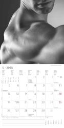 Alpha Edition - Masculine 2025 Broschürenkalender, 30x30cm, erotischer Wandkalender mit Platz für Notizen und Termine, erotische Motive, Monatsübersicht und Ferientermine DE/AT/CH