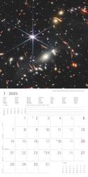 Alpha Edition - Space 2025 Broschürenkalender, 30x30cm, Wandkalender mit Platz für Notizen und Termine, Motive aus der Galaxie, Monatsübersicht und Ferientermine DE/AT/CH