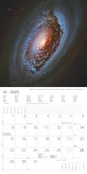 Alpha Edition - Space 2025 Broschürenkalender, 30x30cm, Wandkalender mit Platz für Notizen und Termine, Motive aus der Galaxie, Monatsübersicht und Ferientermine DE/AT/CH