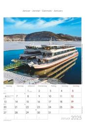 Alpha Edition - Hessen 2025 Bildkalender, 23,7x34cm, Wandkalender mit Platz für Notizen und vielen Infos, Bilder aus Hessen, deutsches Kalendarium und Ferientermine DE/AT/CH