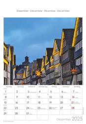 Alpha Edition - Hessen 2025 Bildkalender, 23,7x34cm, Wandkalender mit Platz für Notizen und vielen Infos, Bilder aus Hessen, deutsches Kalendarium und Ferientermine DE/AT/CH