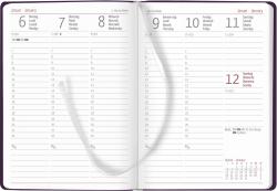 Alpha Edition - Ladytimer Deluxe Purple 2025, 10,7x15,2cm, Kalender mit 192 Seiten, Notizmöglichkeiten nach jeden Tag, 1 Woche auf 2 Seiten, Kalenderwochen und internationales Kalendarium