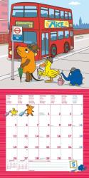 Alpha Edition - Die Maus 2025 Broschürenkalender 30x30cm, Kinderkalender mit humorvollen Illustrationen für jeden Monat, Mondphasen, Ferientermine DE/AT/CH und internationales Kalendarium