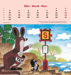 Alpha Edition - Der kleine Maulwurf 2025 Postkartenkalender, 16x17cm, Kalender mit schönen Illustrationen von Zdenek Miler, Postkarten zum Heraustrennen, zum Aufhängen oder Aufstellen