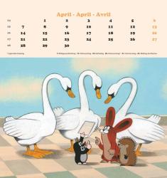 Alpha Edition - Der kleine Maulwurf 2025 Postkartenkalender, 16x17cm, Kalender mit schönen Illustrationen von Zdenek Miler, Postkarten zum Heraustrennen, zum Aufhängen oder Aufstellen