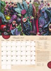 Alpha Edition - Culinaria 2025 Der große Küchenkalender, 42x29cm (42x58 geöffnet), Broschürenkalender mit raffinierten Rezepten für jede Jahreszeit, inkl. Saisonkalender und mit Platz für No