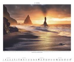 PALAZZI - Landschaft im Licht 2025 Wandkalender, 60x50cm, Posterkalender mit malerische Landschaftsfotografie, hochwertige Naturbilder, eine Reise durch atemberaubende Szenerien, int. Kalend