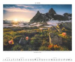 PALAZZI - Landschaft im Licht 2025 Wandkalender, 60x50cm, Posterkalender mit malerische Landschaftsfotografie, hochwertige Naturbilder, eine Reise durch atemberaubende Szenerien, int. Kalend