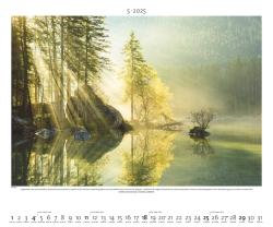 PALAZZI - Landschaft im Licht 2025 Wandkalender, 60x50cm, Posterkalender mit malerische Landschaftsfotografie, hochwertige Naturbilder, eine Reise durch atemberaubende Szenerien, int. Kalend