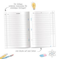 Trötsch Hausaufgabenheft für Schlaue Glitter - Taschenbuch