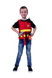 Kinderkostüm Feuerwehr-Set 5-teilig Gr. 116/128