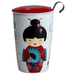 TEAEVE Porzellanbecher Little Geisha ca. 350 ml bunt