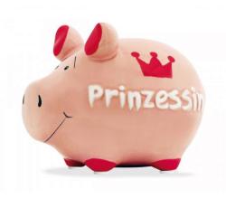 Sparschwein Prinzessin rosa/gold