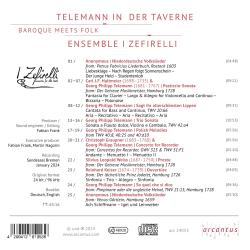 Silvius Leopold Weiss: Telemann in der Taverne, 1 Audio-CD - CD