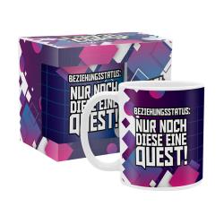 Tasse Beziehungsstatus: Nur noch diese eine Quest! 325 ml bunt