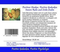 Thomas Rettenmaier: Positives Denken, Positive Gedanken, 1 Audio-CD - CD