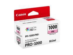Druckerpatrone in der Farbe Foto-Magenta. Verpackung zeigt die Marke Canon und das Produktmodell.
