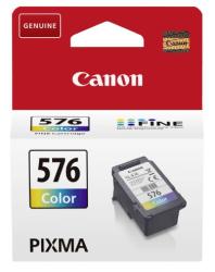 Farbtintenpatrone von Canon. Verpackung in rot mit Produktbezeichnung und Abbildung der Patrone.