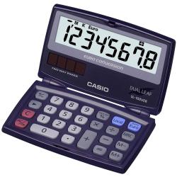 CASIO Taschenrechner SL-100VER klappbar dunkelblau