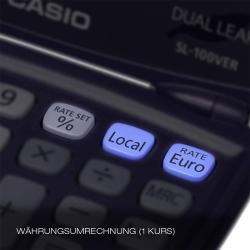 CASIO Taschenrechner SL-100VER klappbar dunkelblau