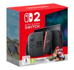 Verpackung für Nintendo Switch mit zwei Controllern. Enthält das Spiel Mario Kart World.