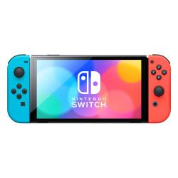 NINTENDO Konsole Switch (OLED-Modell) neon-blau/neon-rot