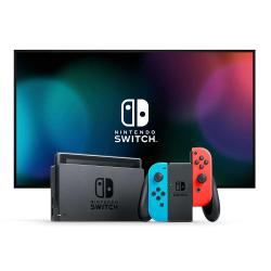 NINTENDO Konsole Switch neon rot/blau (neue Edition) 